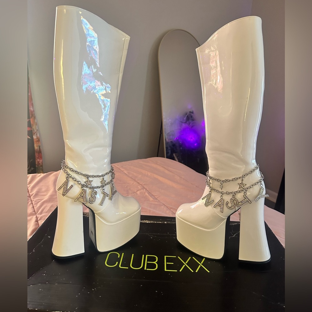 CLUB EXX “Nasty Charm GoGo Boot” Women’s size 8 NEVER WORN